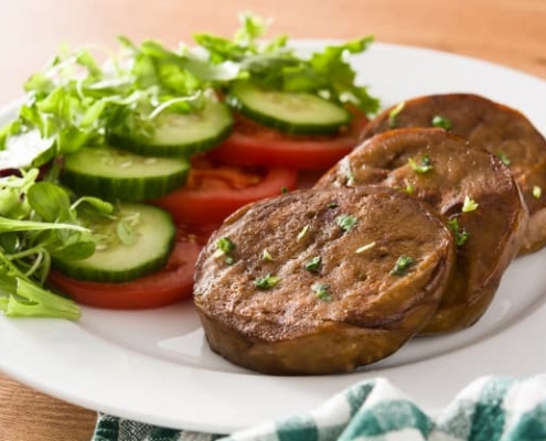 Seitan con verdure per dieta vegana per atleti e sportivi