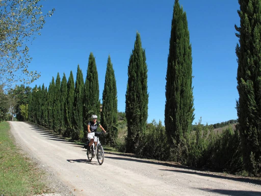 Itinerario in bici sulla Via Francigena